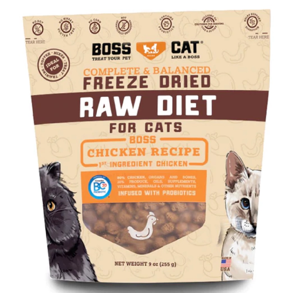 Boss Cat Freeze Dried Chicken Recipe 9oz