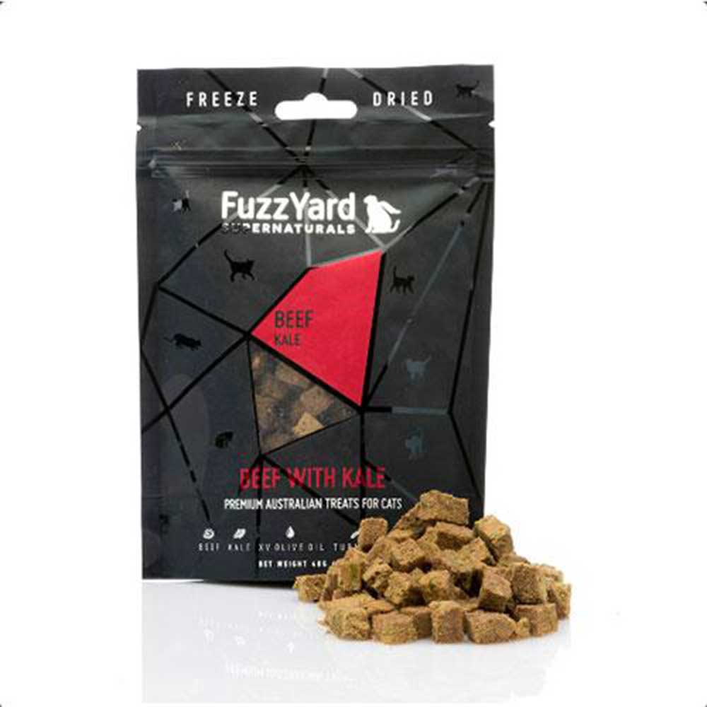 Fuzzyard Beef-Kale Cat Treats