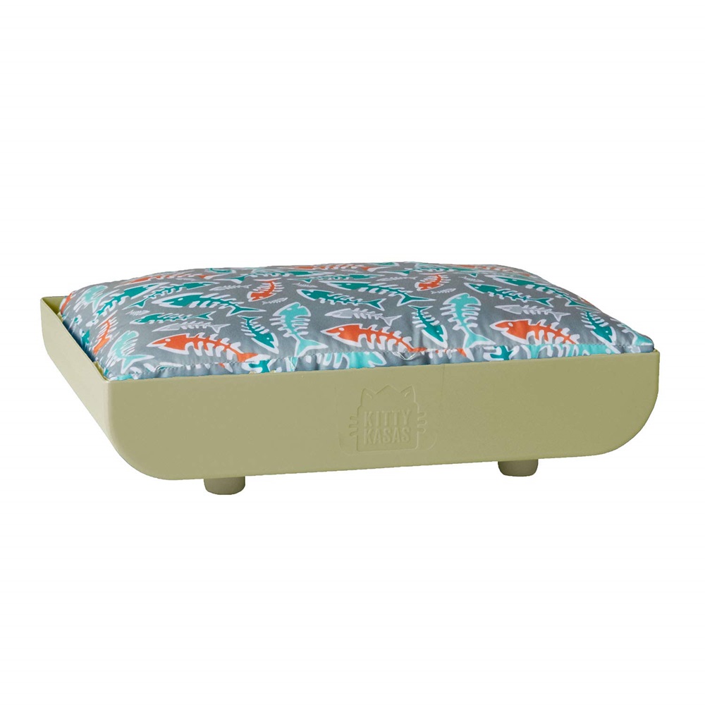 Kitty Kasas Penthaus Cat Bed Ylw