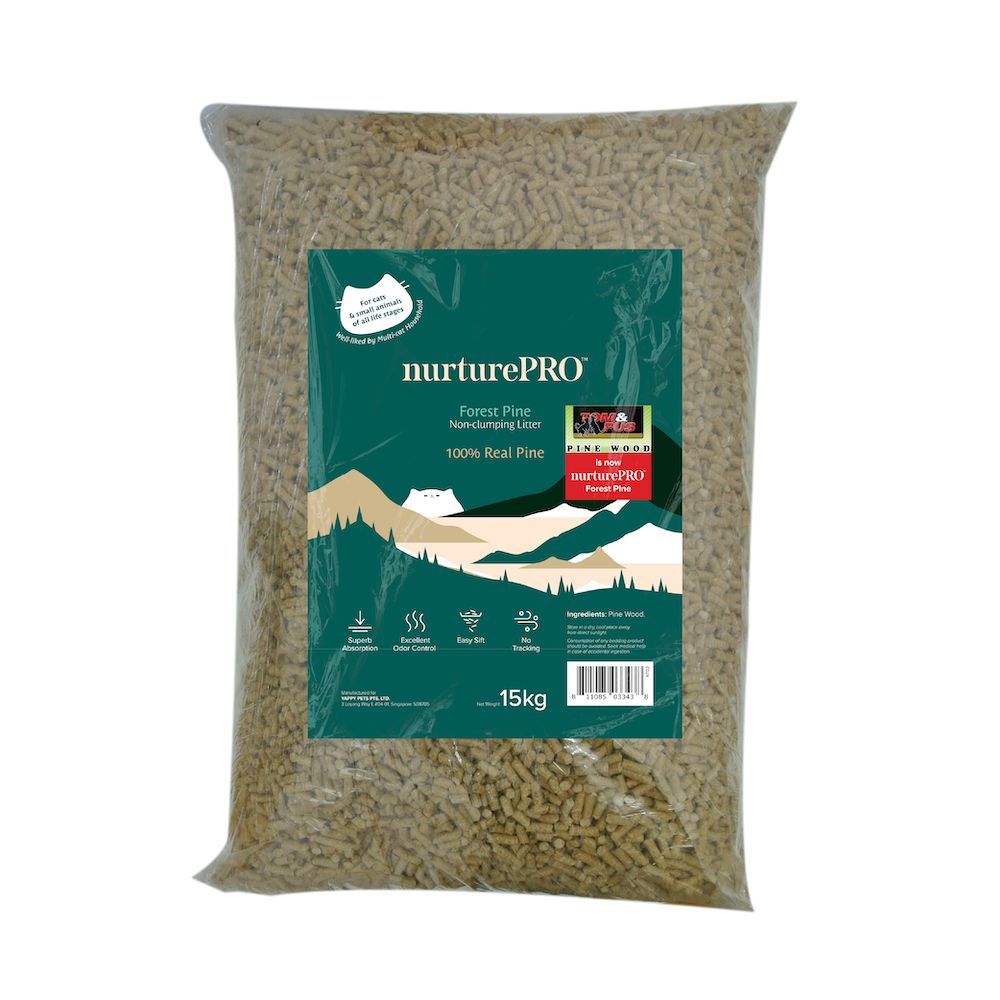 Nurture Pro Forest Pine Non Clumping Litter 15Kg