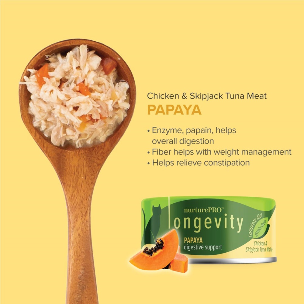 Longevity Tuna Papaya & Green tea