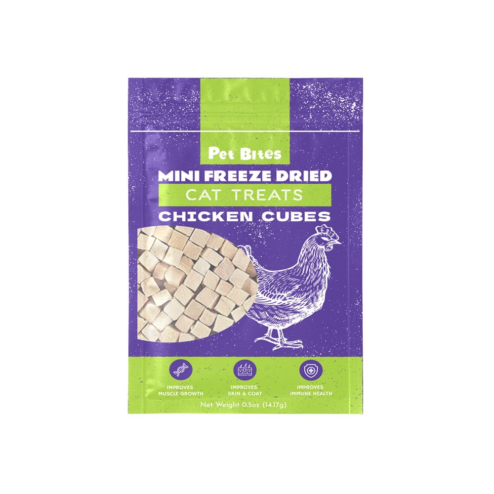 Pet Bites Mini FD Chicken Cubes Cat 0.5o