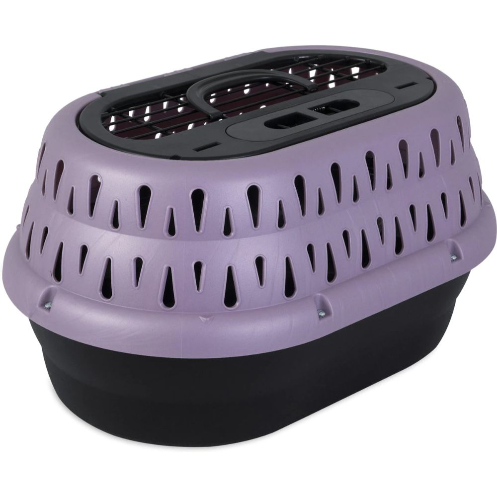 Petmate Top Load Cat Kennel 19" Purple