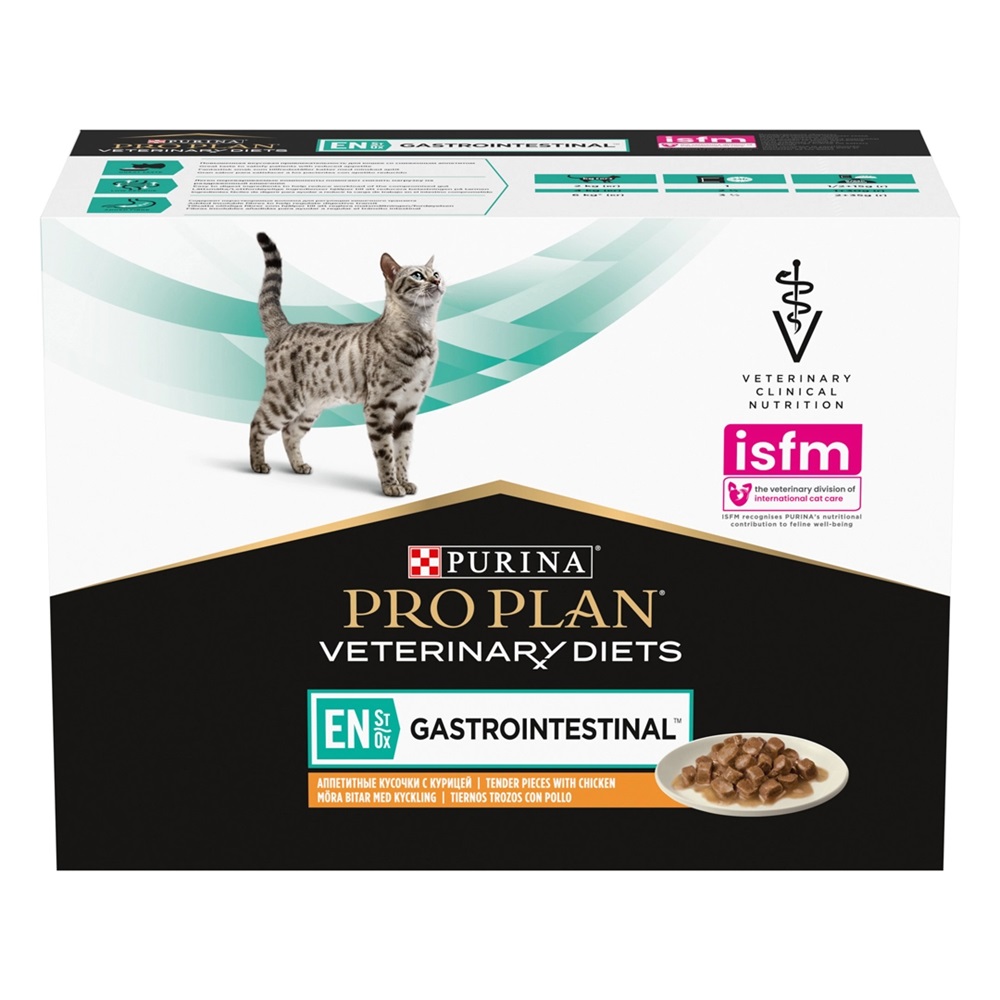 ProPlan Veterinary Diets Feline Gastroenteritis Cig Chicken 4(10X85G)N1Xe