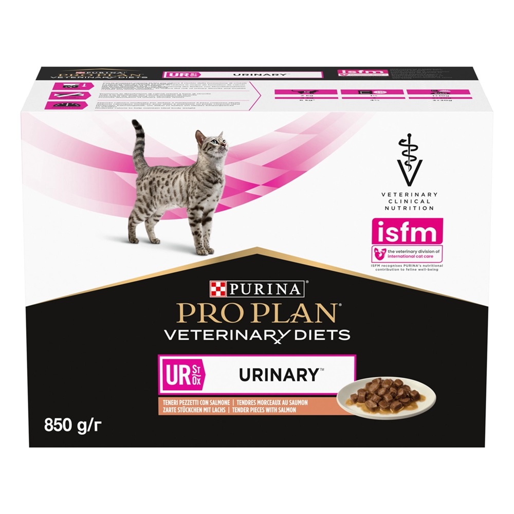 ProPlan Veterinary Diets Feline Urinary Cig Salmon 4(10X85G) N1Xe