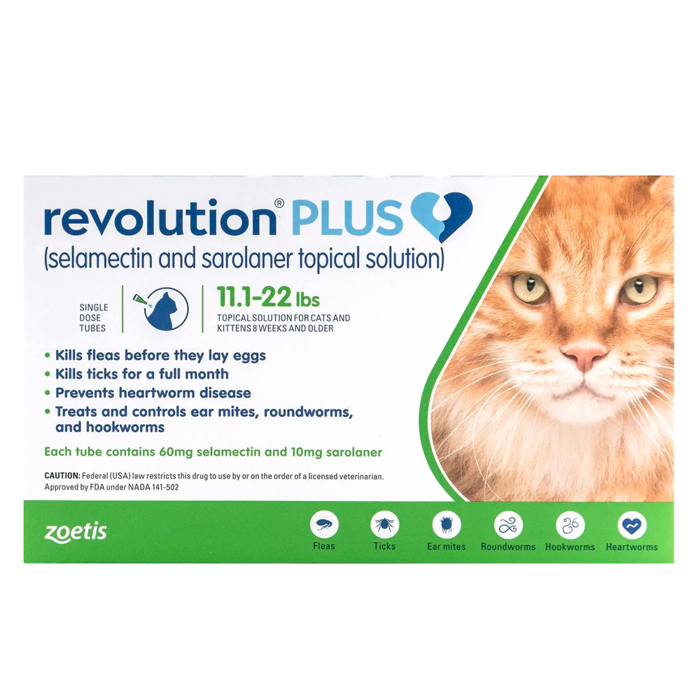 Revolution Cat Plus Large 3pk 5-10kg