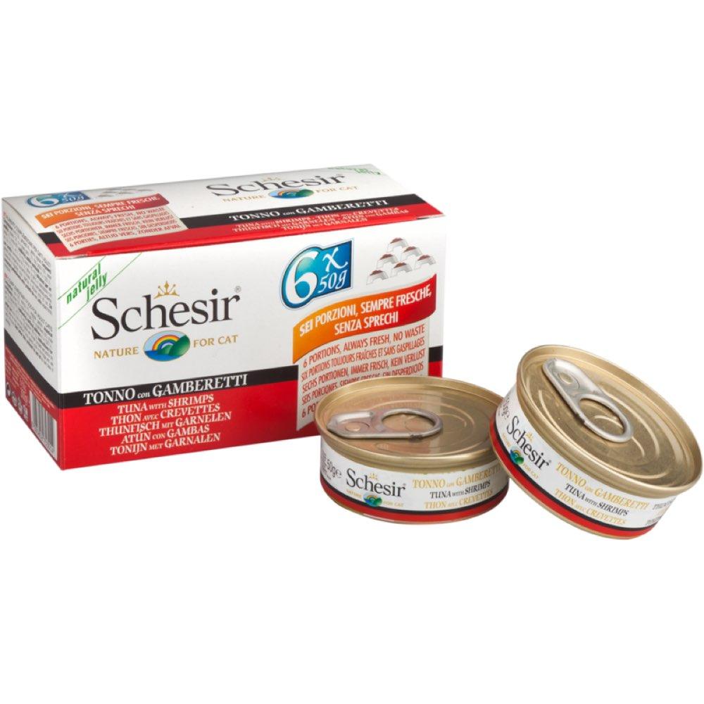 Schesir Tuna With Shrimps Cat Food 50g