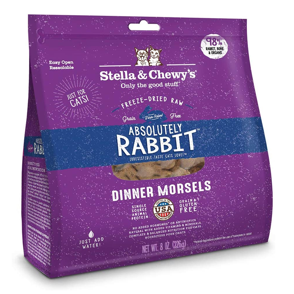 Stella Rabbit Dinner Morsels Cat 8oz