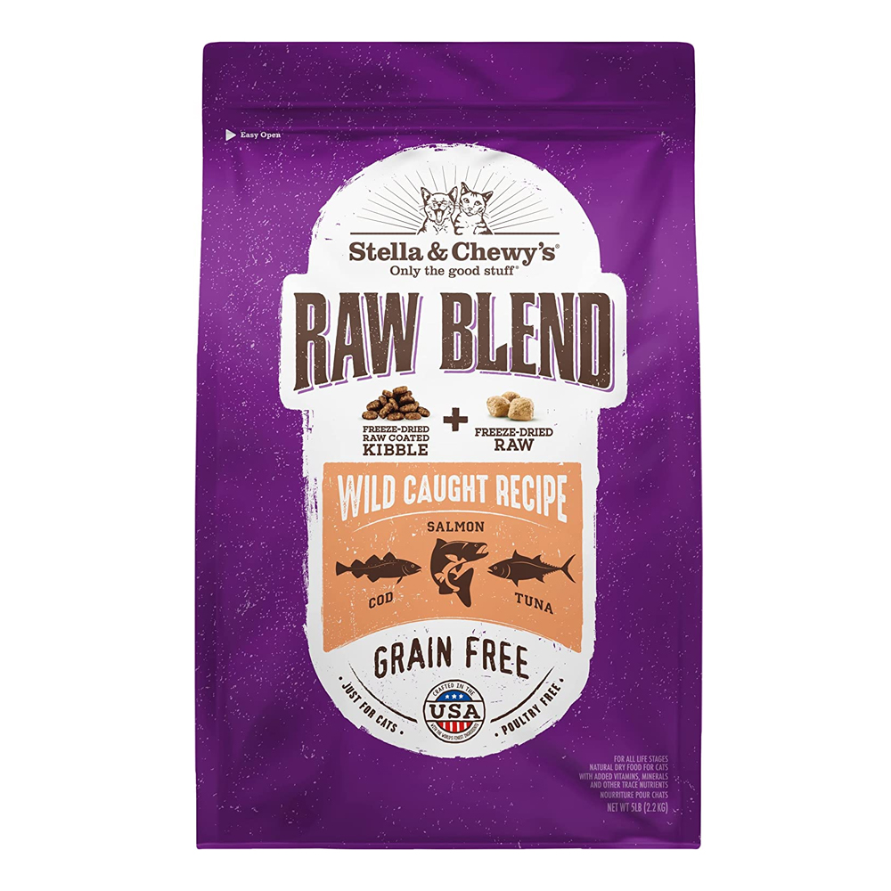 Stella Wild Caught Raw Blend Kibble Cat