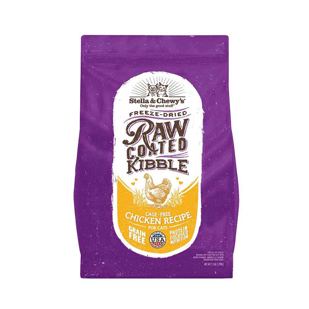 Stella Chicken Raw Coated Kibble Cat 5lb