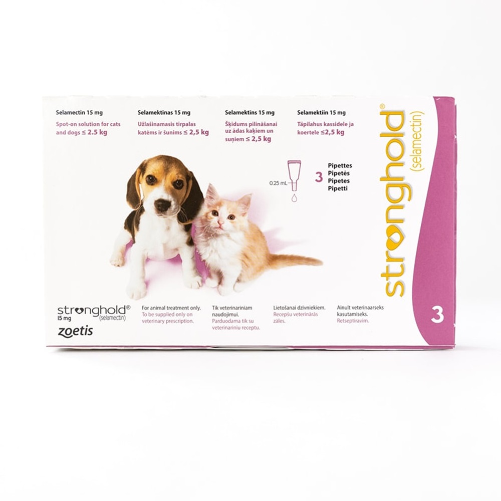 Stronghold Pink Pup/Kit Upto 2.5Kg 3Pk