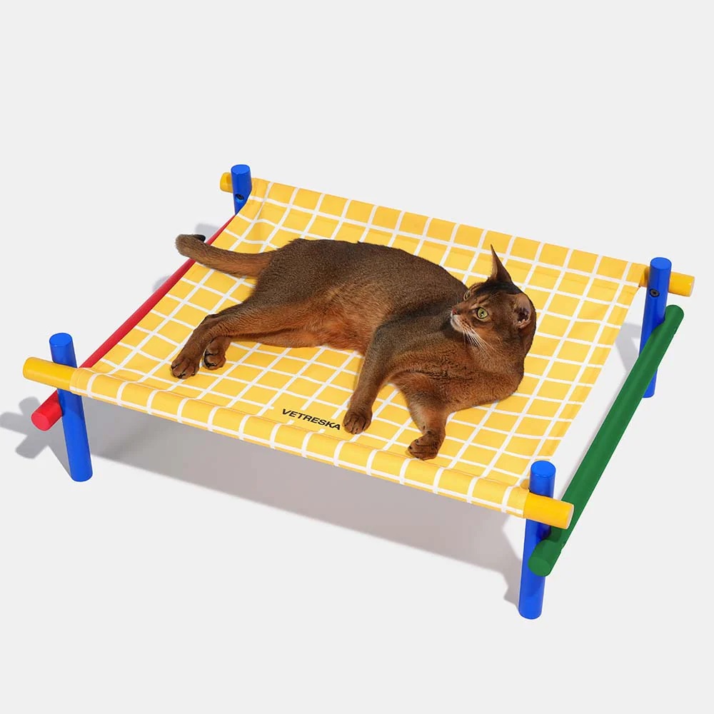 Vetreska Chroma Pet Bed Yellow