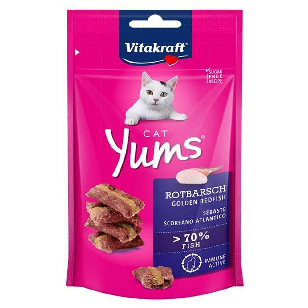 Vitakraft Cat Yums Golden Redfish 40g