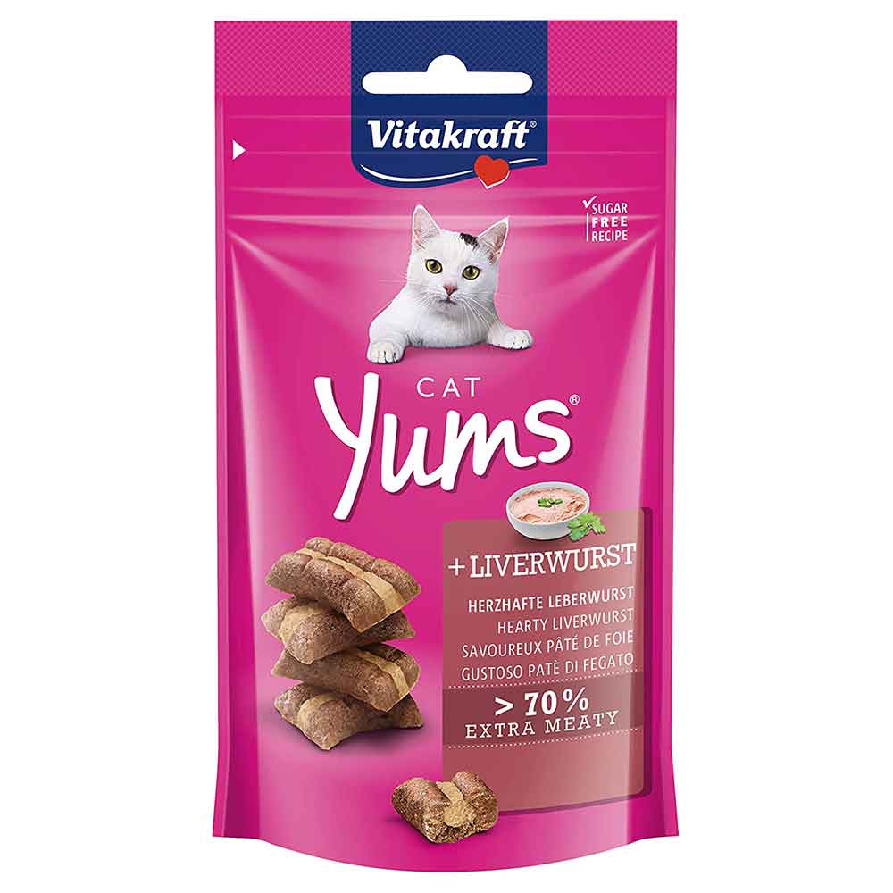 Vitakraft Cat Yums Liver Sausage 40g