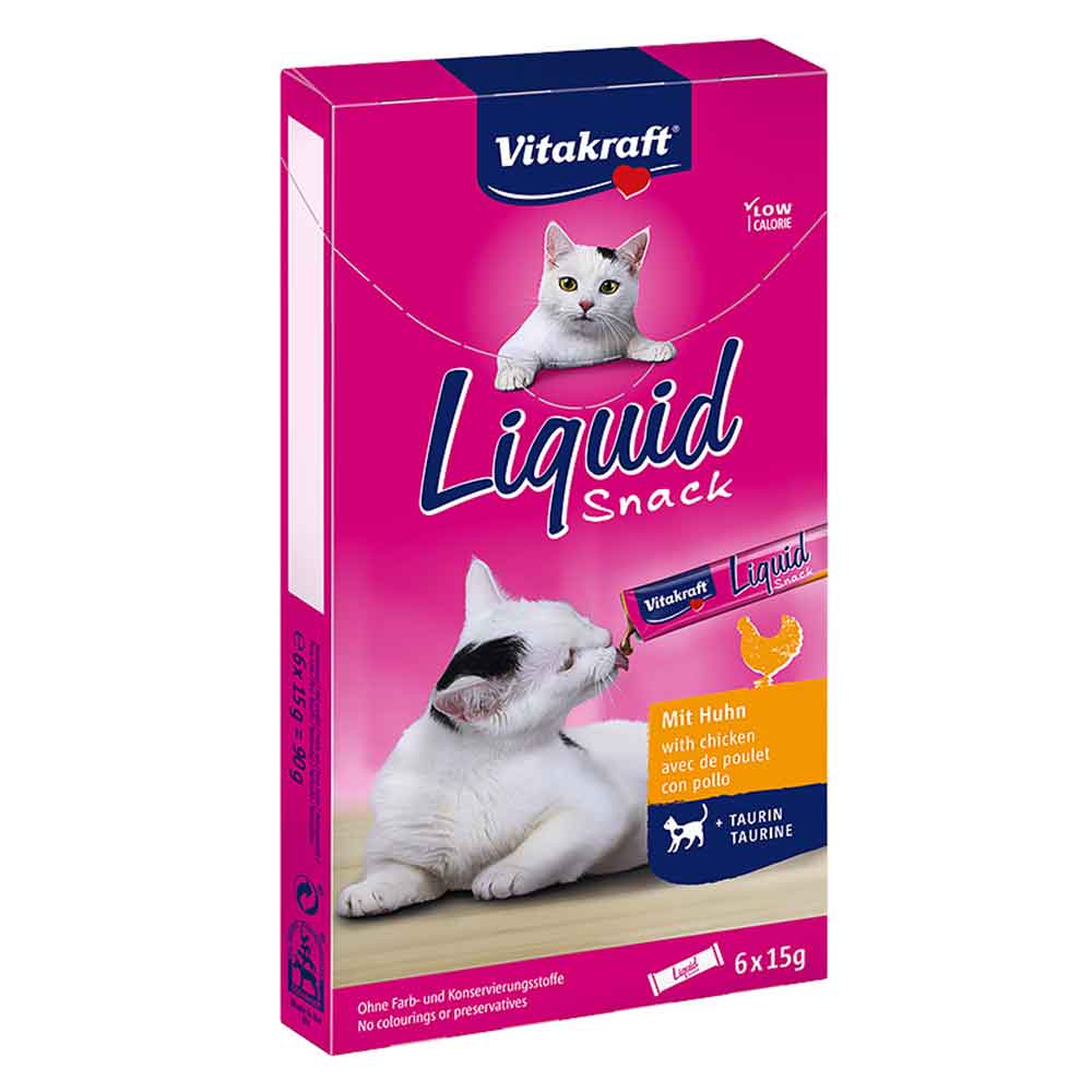 Vitakraft Liq Snack Chicken Taurine 90g