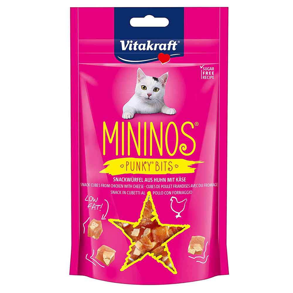 Vitakraft Mininos Chic n Cheese Bits 40g