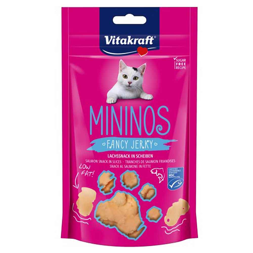 Vitakraft Mininos Salmon Fancy Jerky 40g