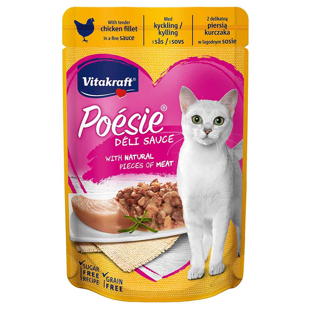 Vitakraft Poesie DeliSauce Chicken 85g