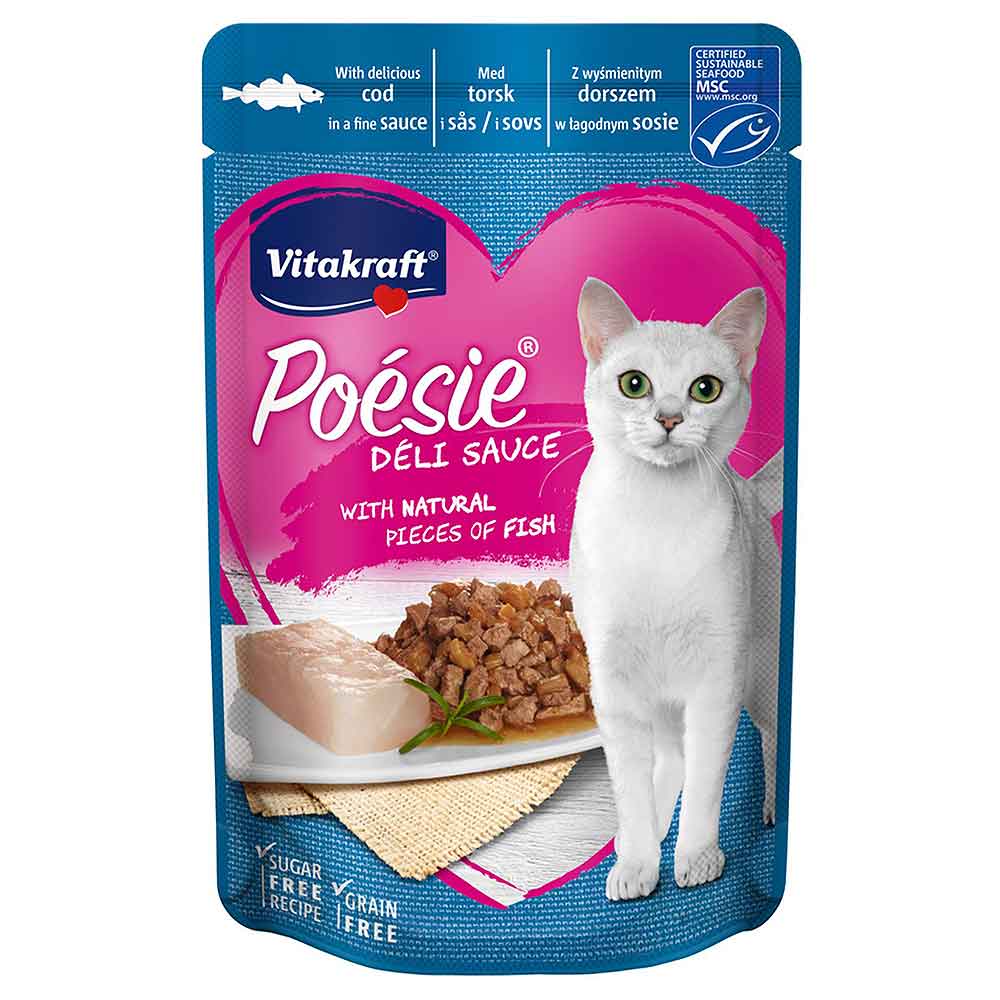 Vitakraft Poesie DeliSauce Cod 85g