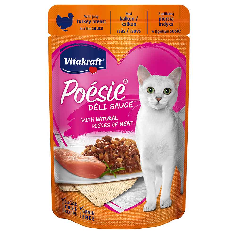 Vitakraft Poesie DeliSauce Turkey 85g