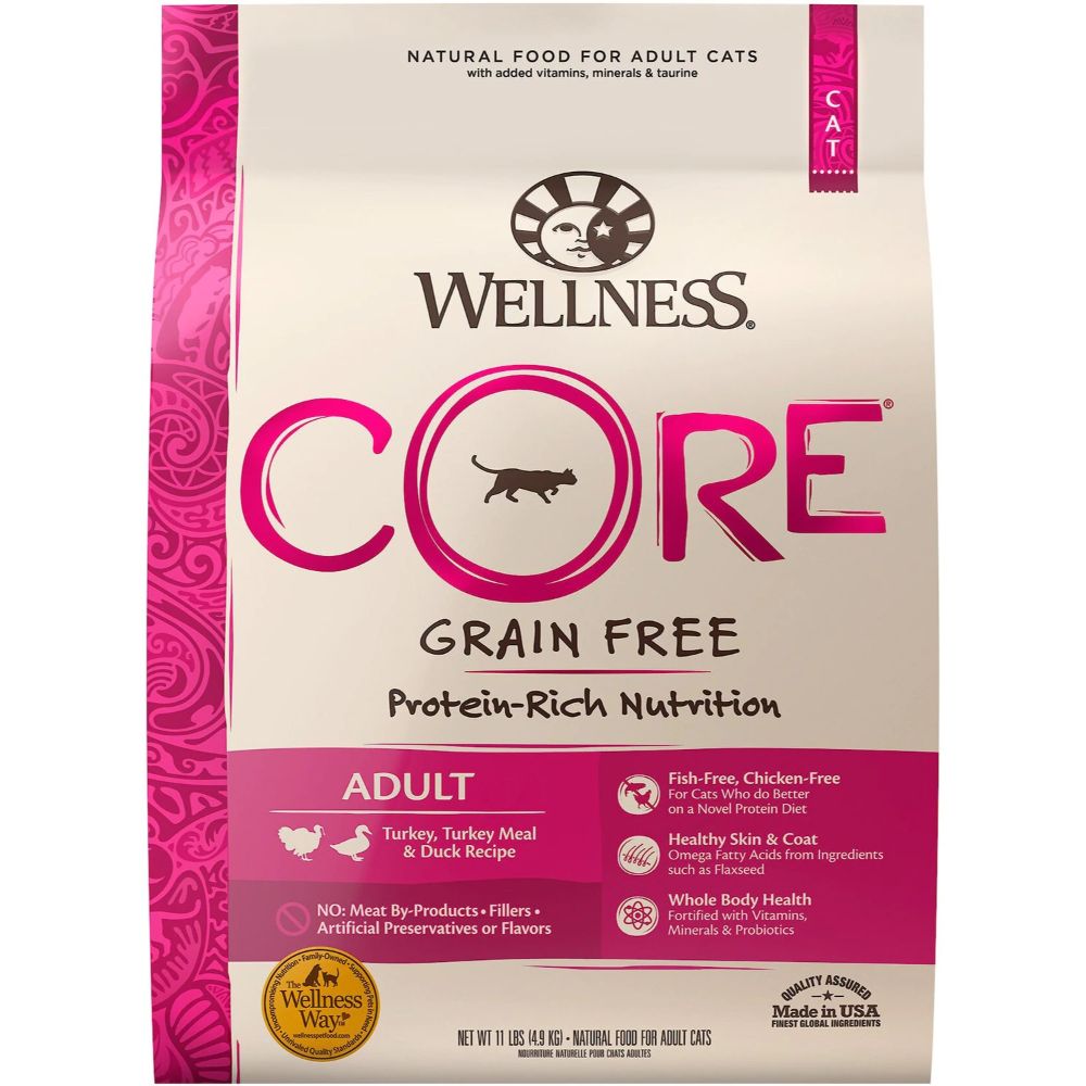 Wellness CORE Turkey Duck Cat Food -12lb