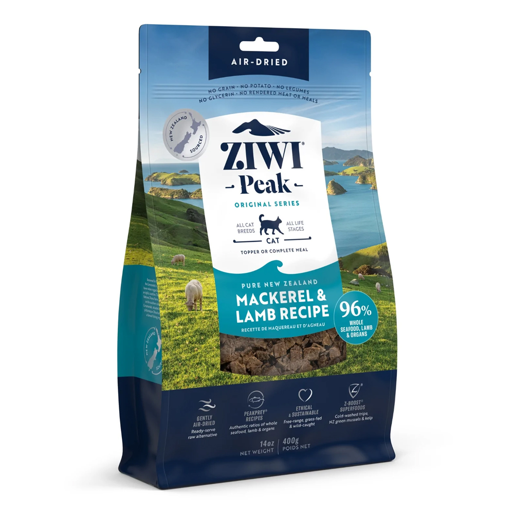 ZiwiPeak Mackerel-Lamb Dry Cat Food 400g