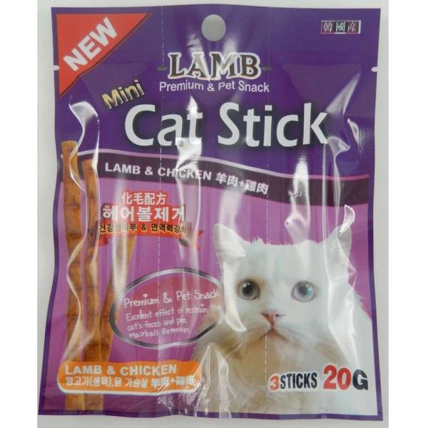 Bowwow Mini Cat Stick Treats Lamb And Chicken 20g